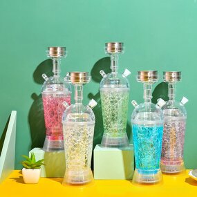 Acrylic Hookah Set Factory - OEM Modern Portable with LED Light