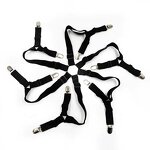 Bed Sheet Fixer Factory - OEM Exlongated Metal 12-Clip Non-Slip