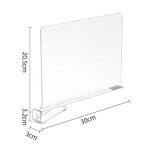 Clothing Organizer Supplier - OEM Transparent Acrylic Standing Partition