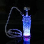 Acrylic Hookah Set Factory - OEM Modern Portable with LED Light