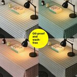 Tablecloth Factory - OEM Nordic Style Simple Plaid Waterproof