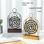 Incense Burner Plate Manufacturer - OEM Creative Bird Cage Iron Metal