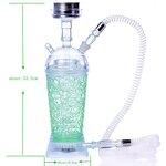 Acrylic Hookah Set Factory - OEM Modern Portable with LED Light