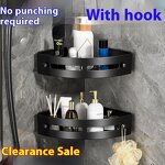 Toilet Storage Rack Supplier - OEM Punch-Free Double-Tiered Metal