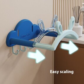 Wall Hanging Basin Rack Factory - OEM Double Tiers Retractable Plastic