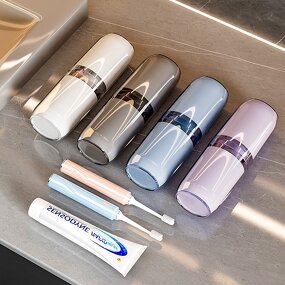 Travel Dental Storage Box Supplier - OEM Portable Brushing Mug Cup