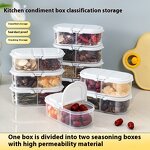 Herb Storage Box Supplier - OEM Kitchen with Fresh-Keeping Flip Lid