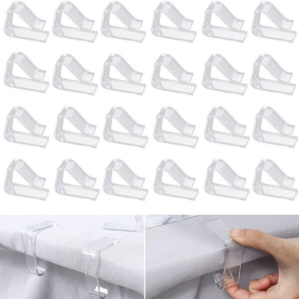 Tablecloth Clip Supplier - OEM Modern Transparent Anti-Slip Desktop
