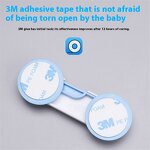 Child Safety Lock Factory - OEM for Drawers Refrigerators Anti-Pinch