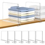 Clothing Organizer Supplier - OEM Transparent Acrylic Standing Partition