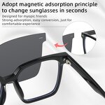 Polarized Clip on Sunglasses Supplier - OEM Women Magnetic Driving Night