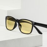 Photochromic Eyeglasses Supplier - OEM TR90 Square Driving Yellow Lens