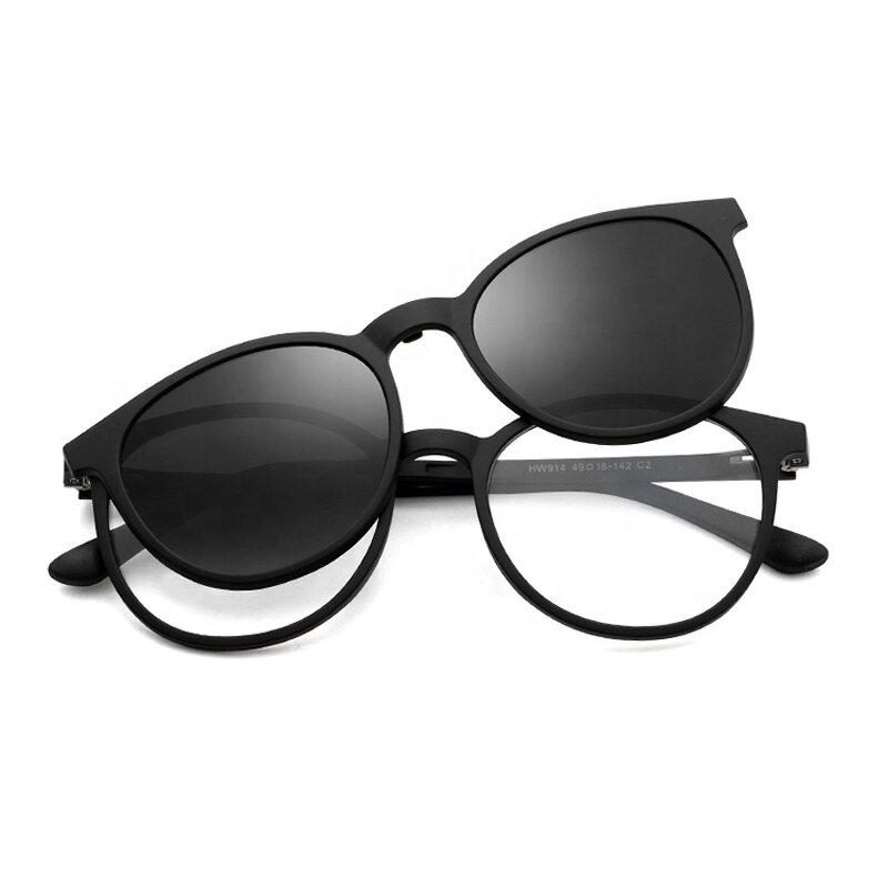 Unisex Sun Glasses Supplier - OEM Top Quality Tr90 Clip on Polarized