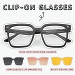 Polarized Clip on Sunglasses Supplier - OEM Women Magnetic Driving Night