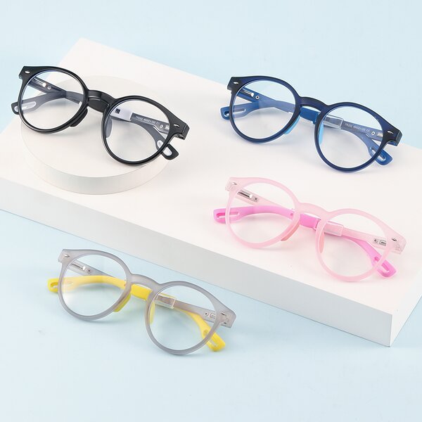 TR90 Spectacles Manufacturer - OEM Round School Girls Anti Blue Light