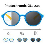 Photochromic Eye Glasses Factory - OEM Kids Blue Lens Change Color