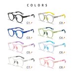 TR90 Spectacles Manufacturer - OEM Round School Girls Anti Blue Light