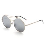Round Oversize Sunglasses Manufacturer - OEM Aochi Latest Fashionable Metal
