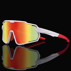 Goggles Supplier - OEM Custom Logo Black Biking Polarized Shades