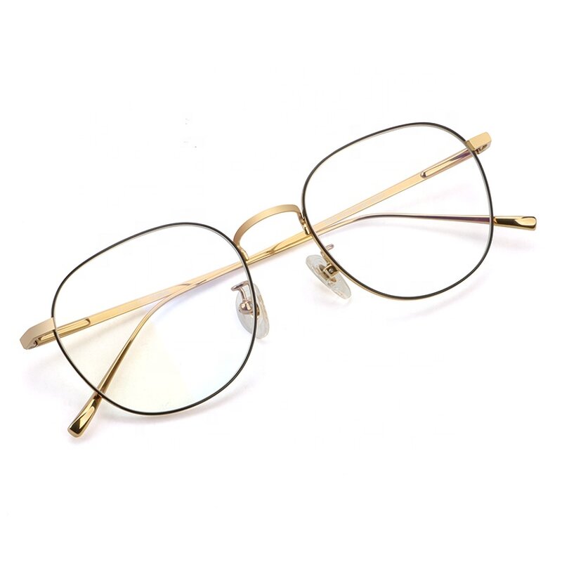 Thin Frame Glasses Supplier - OEM Vintage Design Metal Titanium