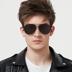 Classical Sunglasses Manufacturer - OEM 2019 Popular Double Bridge Metal