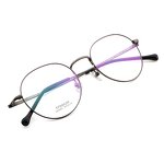 Retro Titanium Glasses Supplier - OEM Wholesale Round Thin Frame Alloy