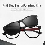Glasses Set Manufacturer - OEM Magnetic Clip on Polarized Anti Blue