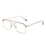 Metal Frame Glasses Supplier - OEM Unisex Anti Blue Light Double Bridge