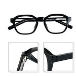 Fashion Eyeglasses Factory - OEM TR90 Vintage Portable Lightweight