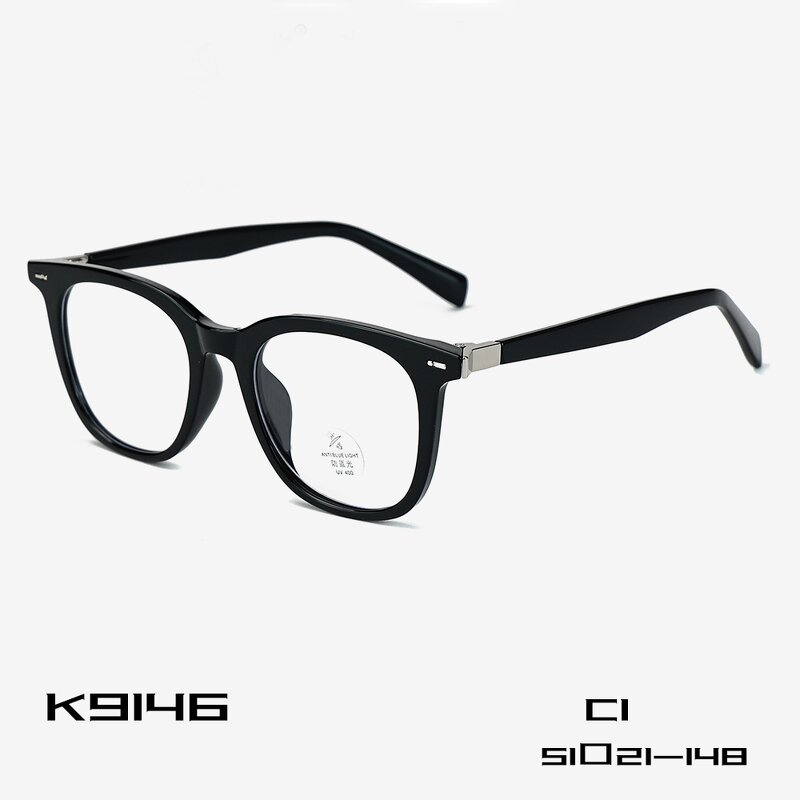 Square Optical Glasses Supplier - OEM Custom Logo Tr90 Anti Blue Light