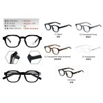Fashion Eyeglasses Factory - OEM TR90 Vintage Portable Lightweight