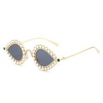 Metal Frame Sunglasses Factory - New Arrival Fashion Luxury Women Small Diamond for Men