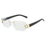 Sports Y2K Sunglasses Manufacturer - High Quality Hot Small Rimless Square for Women and Men