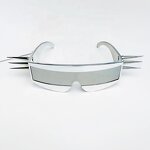 Punk Rivet Sunglasses Supplier - New Arrivals One-piece Lens Y2K Shades for Women and Men