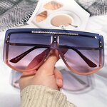 One Piece Sunglasses Factory - Latest Fashion Metal Rimless Women Oversized for Men
