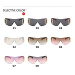 One-piece Sunglasses Manufacturer - New Arrivals Fashion Rimless Oversized Shades for Women