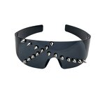 Oversized Punk Sunglasses Supplier - One-piece Rimless Rivet Shades for Women and Men