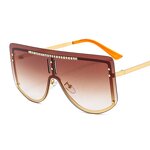 One Piece Sunglasses Factory - Latest Fashion Metal Rimless Women Oversized for Men