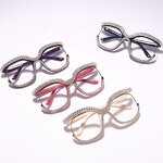 Vintage Women Sunglasses Supplier - Top Trendy Oversized Round Fashion Rhinestone Diamond
