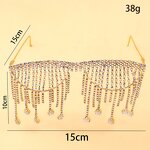 Rhinestone Tassel Glasses Factory - Luxury Lensless Colorful Diamond Eyeglasses Frames 2026