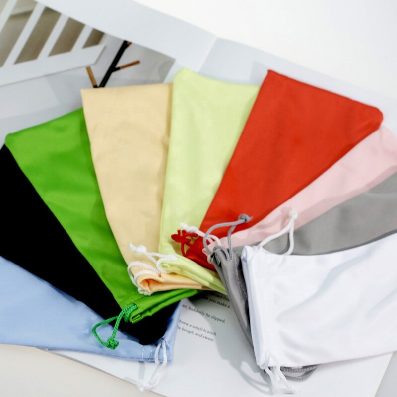 Eyeglass Pouches Supplier - Wholesale Soft Microfiber Custom Drawstring Bags Portable