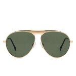 Pilot Sunglasses Supplier - New Arrivals Punk Retro Metal Round Shades for Women and Men