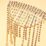 Rhinestone Tassel Glasses Factory - Luxury Lensless Colorful Diamond Eyeglasses Frames 2026