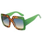 Acetate Square Sunglasses Supplier - New Fashion Vintage Big Plastic Frame Women Shades