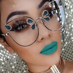 Metal Rhinestone Sunglasses Factory - Luxury Oversized Cat Eye Diamond Women 2025