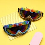 Ski Goggles Supplier - New Colorful Cute Bear Women Oversized Windproof Sports