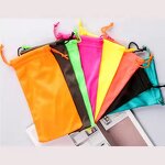 Sunglasses Bag Supplier - New Colorful Drawstring Pouch Myopia Glasses Case Soft Eyewear