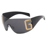 One-piece Sunglasses Manufacturer - New Arrivals Fashion Rimless Oversized Shades for Women