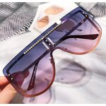 One Piece Sunglasses Factory - Latest Fashion Metal Rimless Women Oversized for Men