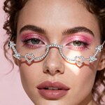 Rhinestone Glasses Manufacturer - OEM Custom Lensless Halloween Christmas Accessories